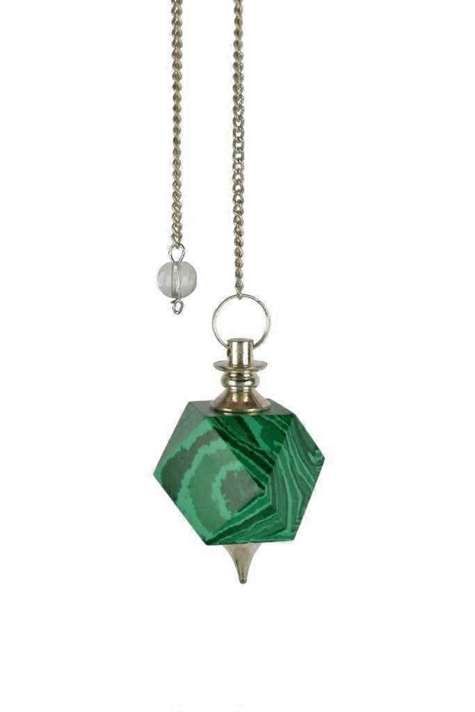 Malachite Pentagonal Healing Pendulum