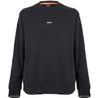 Boss Mens Wesmallcrew Logo Sweatshirt