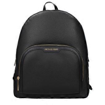 Michael Kors schwarzer Lederrucksack
