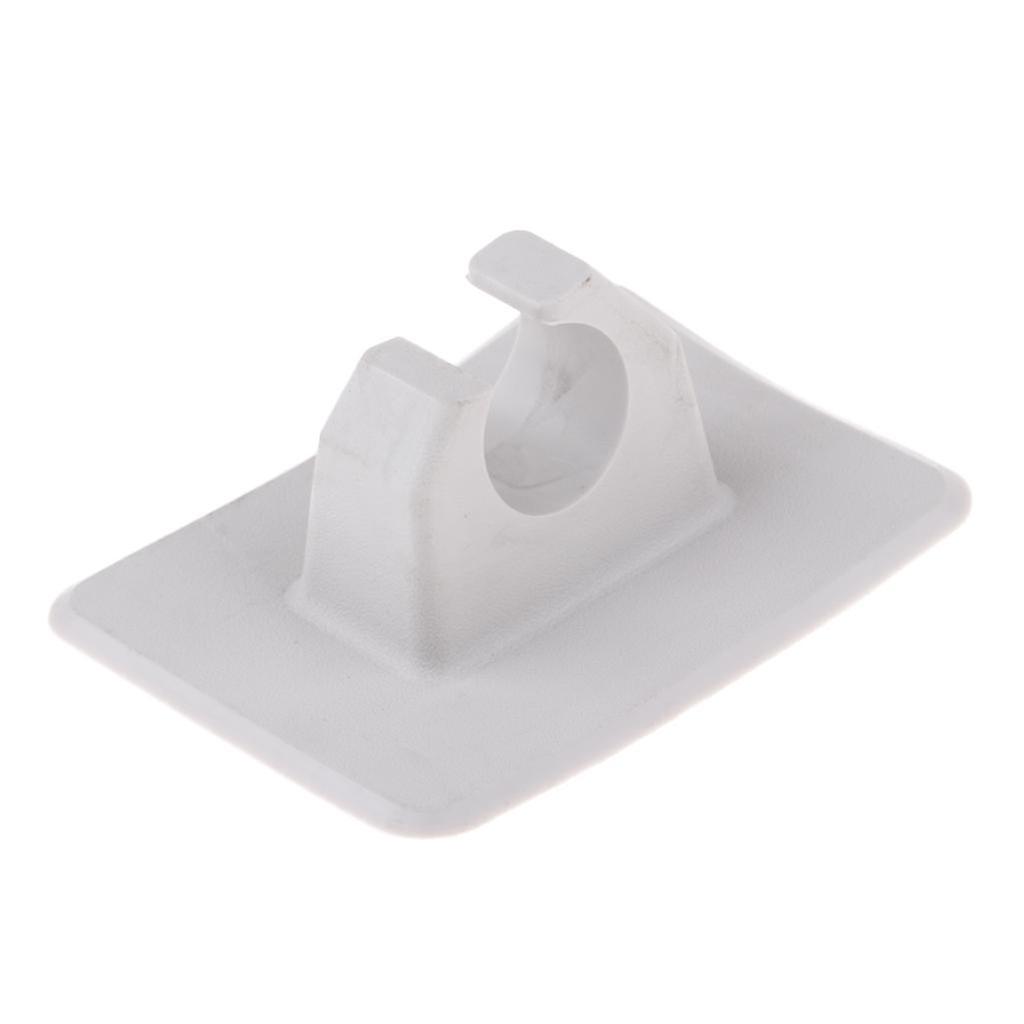 Universal Inflatable Boat Kayak Paddle Oars Lock Holder Hook Mount White B