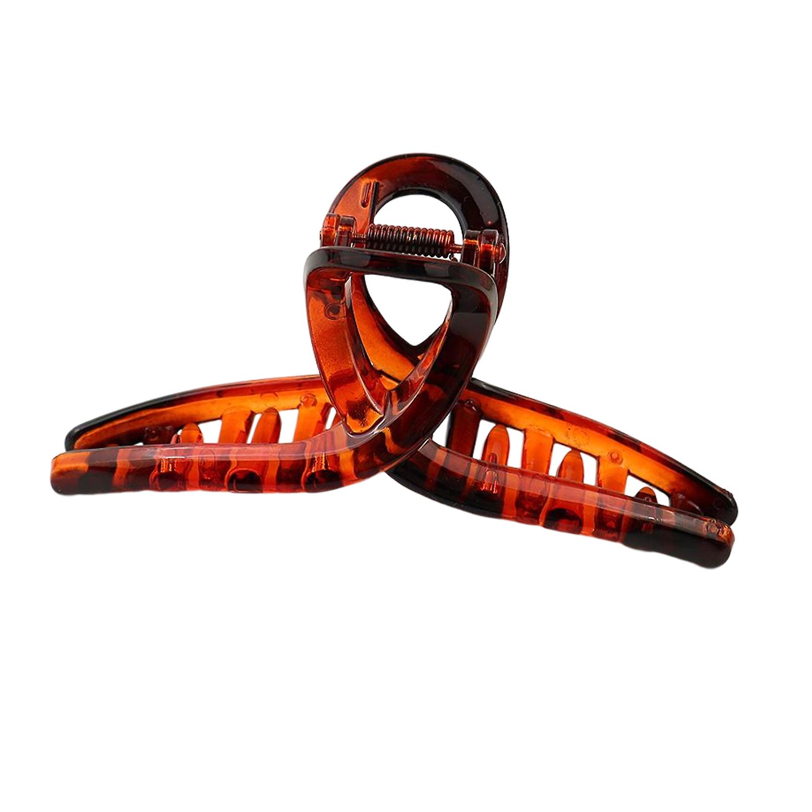 Crossed Lines Claw Clip Fine Workmanship And Temperamental Suitable