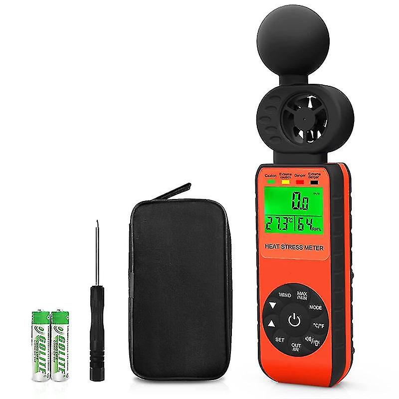 Digitales Anemometer, 3-in-1-Handheld-Lc-881w Tragbares Anemometer-Windgeschwindigkeitsmessgerät misst die Windgeschwindigkeit-D