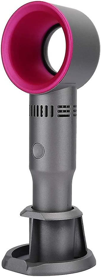 Bladeless Mini Handheld Fan,Portable USB Rechargeable Fan, 2 in 1 Function Detachable Mobile Phone Stand,Use Time 10 Hours,for Home Outdoor Office Bed