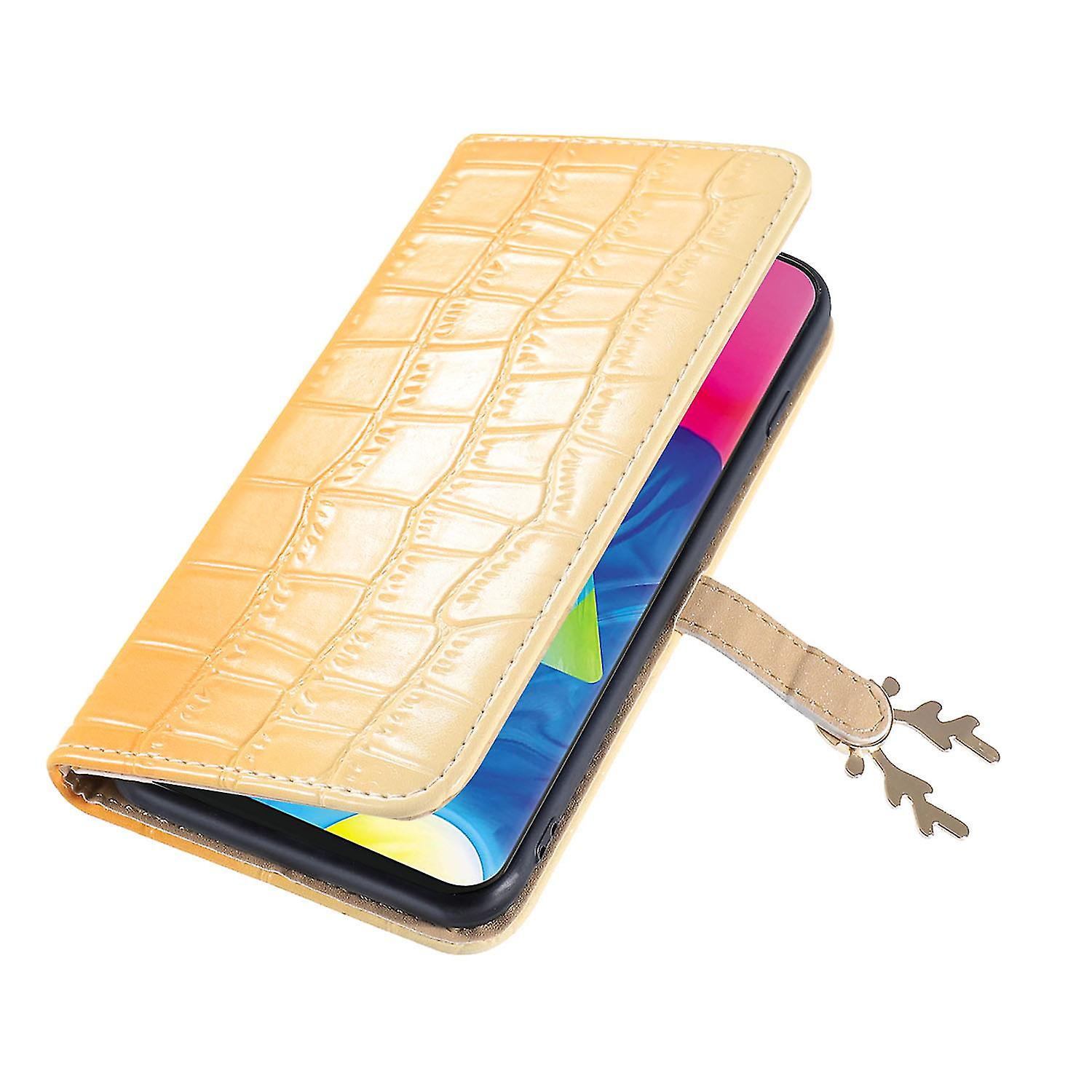 Elk Pattern Phone Case For Samsung Galaxy A20s With Card Holder, Lanyard, Pu Leather Material, Wallet Function, Corner Fall Protection