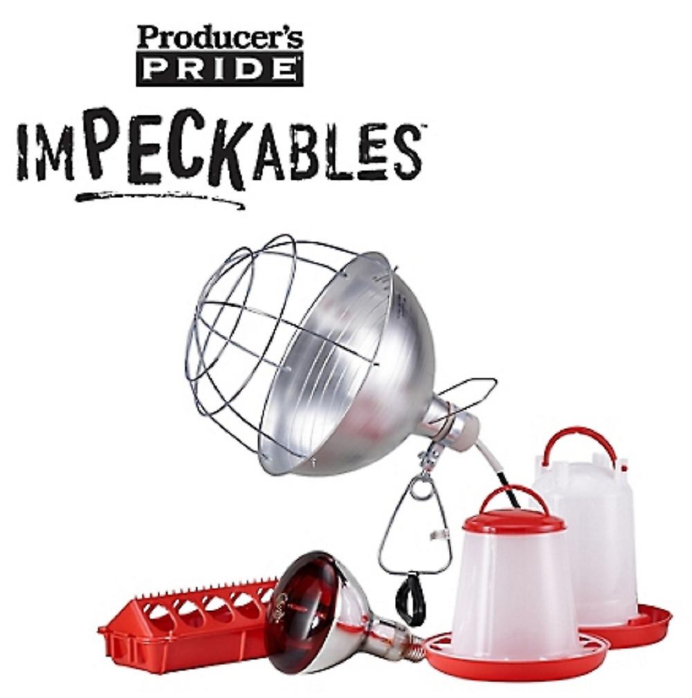 Producer's Pride TSC-L23-2201 Impeckables 初学者家禽套件后院喂食器