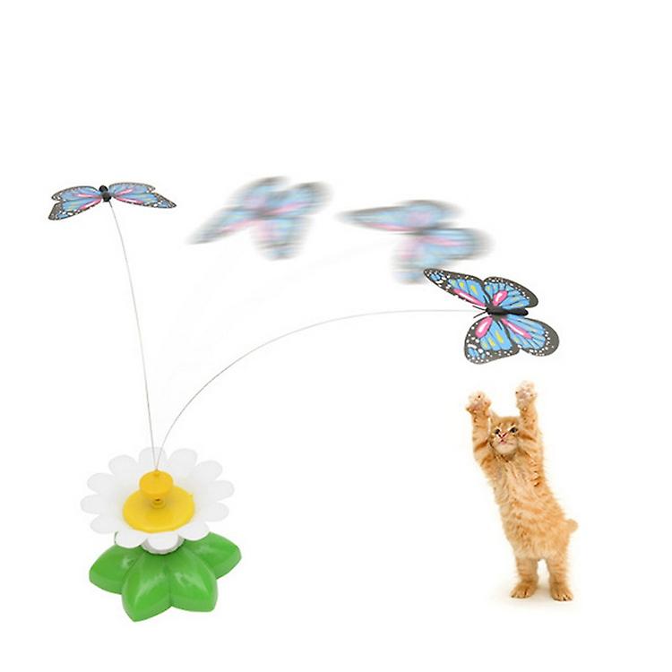 ectric Flying Around The Flower Pet Cat Toy