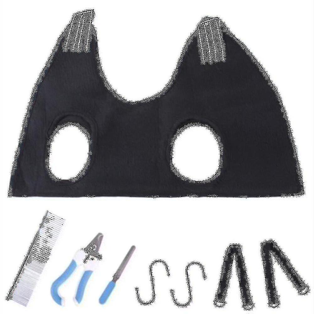 Mimigo Pet Dog Grooming Hammock Harness With Nail Clippers, Trimmer, Nail File, Comb,breathable Dog Hammock Restraint Bag, Dog Grooming Sling Helper F