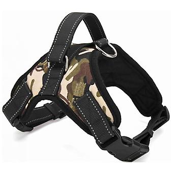 Dog Harness, Anti Pull Dog Harness Easy to Put on Adjustable Reflective Dog Harness Pet Dog Harness Vest Jacket with Dog Handle for Small Medium and L