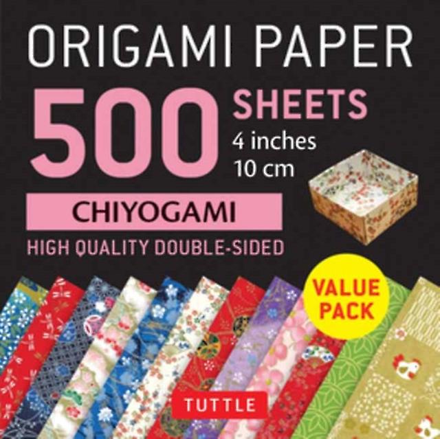 Origami Paper 500 Sheets Chiyogami Patterns 4 10 Cm Paperback Book