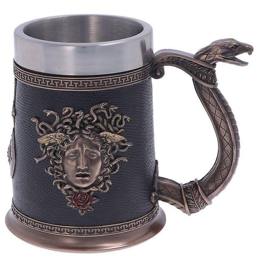 Medusa Demise Tankard With Snake Handle Beer Glasses