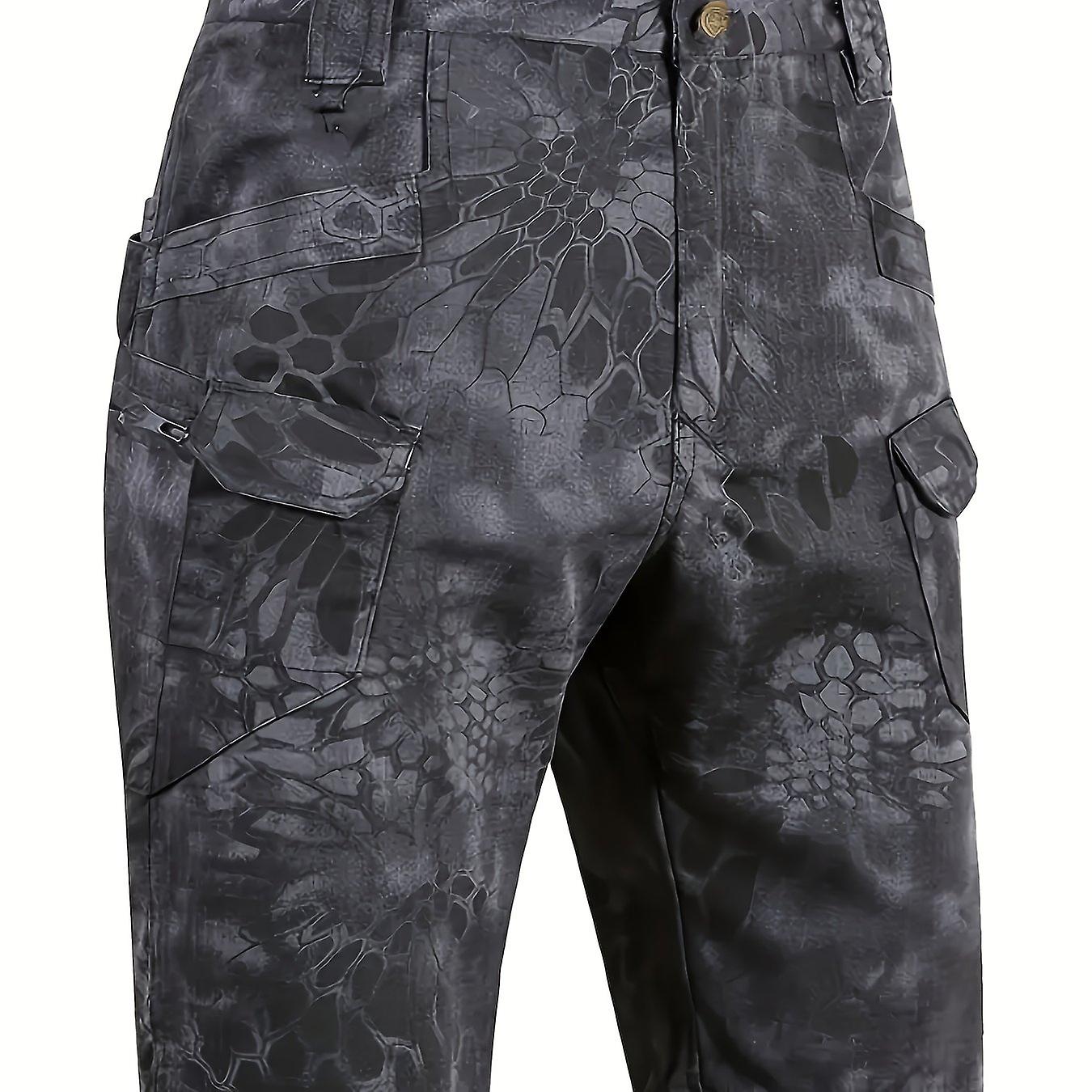 Män S Multi-pocket Tactical Shorts Multi-purpose Cargo Shorts Utomhus Vattentäta Vandringsspår Shorts