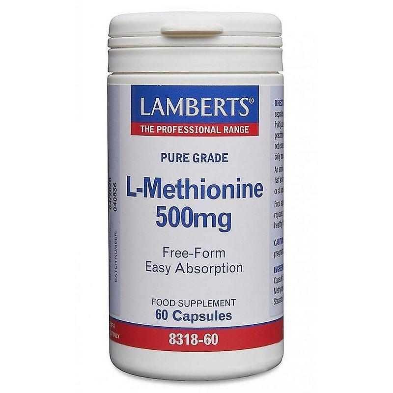 Lamberts L-Methionine 500mg Caps 60 (8318-60)