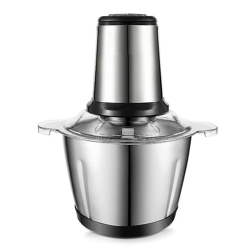 Stainless Steel 2l Meat Grinder Household Vegetable Meat Grinding Machine Multi-function Automatic Food Processor 220v