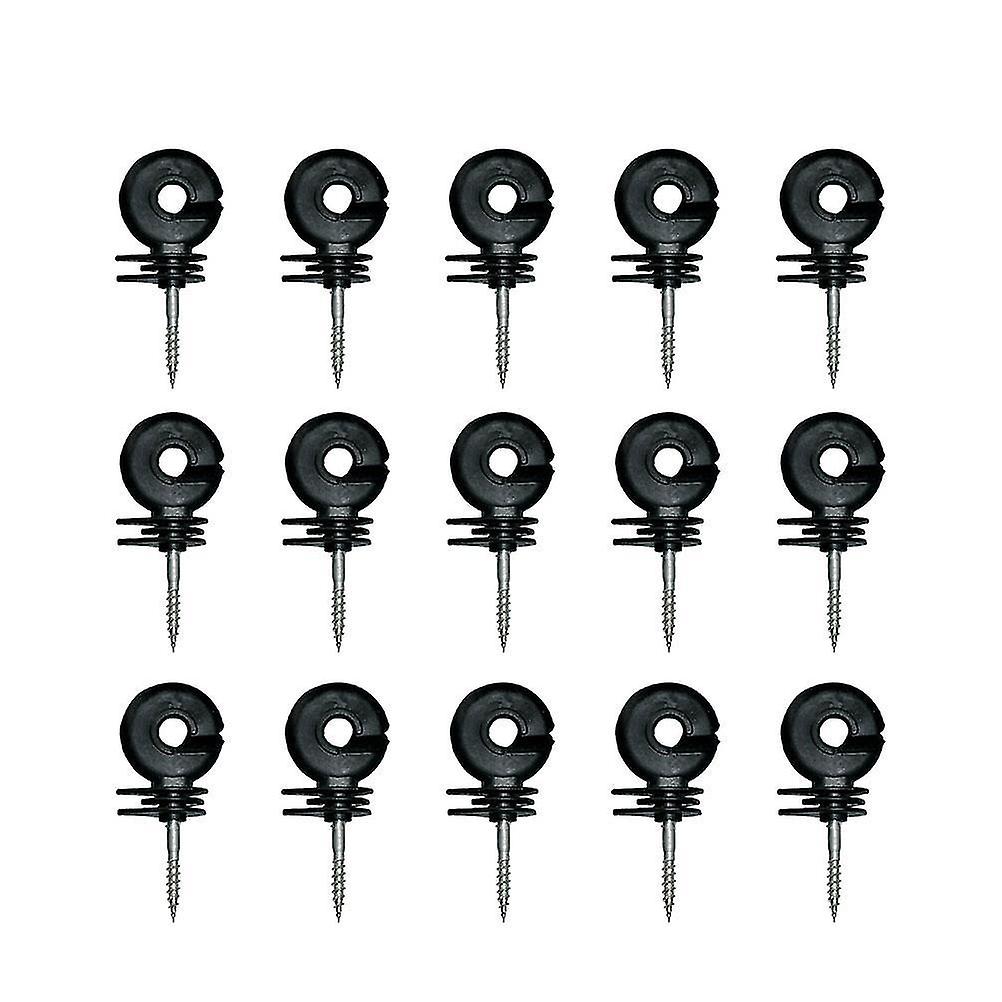 15 Pcs Metal Post Insulators Ring Insulator Electric Fence