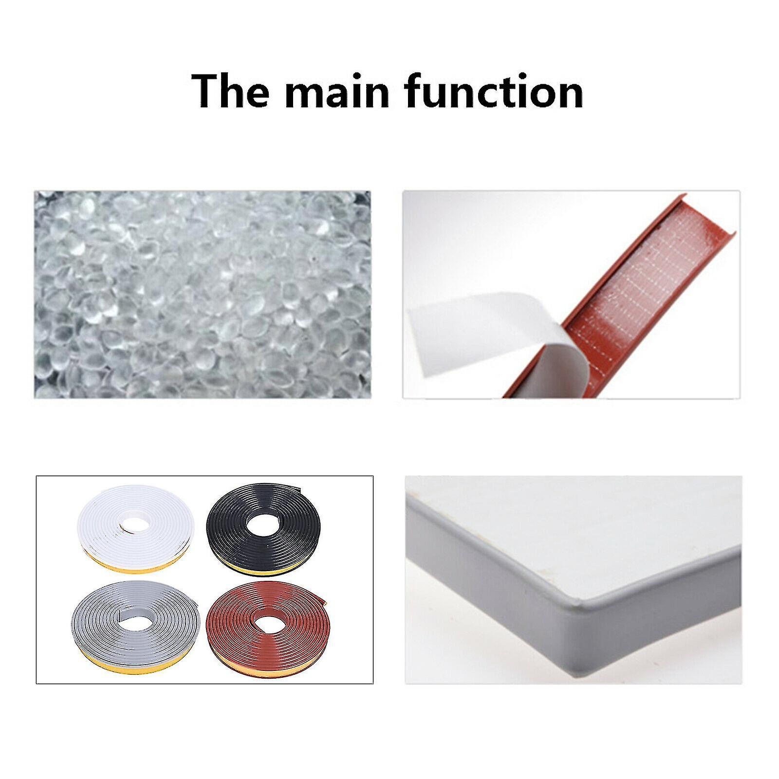 10m ذاتية اللصق على شكل حرف U حافة النطاقات قطاع الشريط الأثاث القشرة حامي