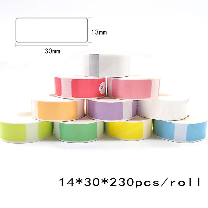 D30s Thermal Label  Phomemo D30 Label Tape 14*30 Colorful Adhesive Lable Paper Suit For P15 Marklife  Q30label Tape P11 T