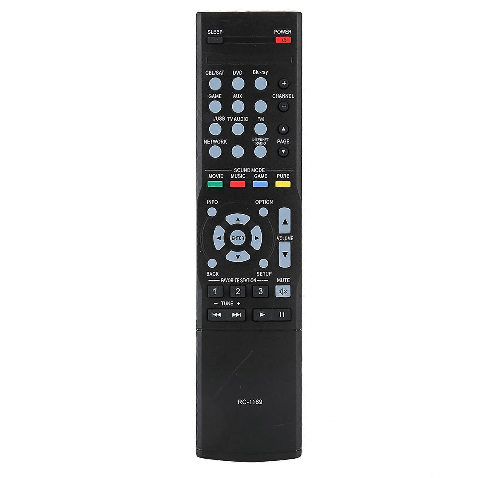 Durable ABS Remote Control Replacement for DENON RC-1169 - 10m Range, Easy Use