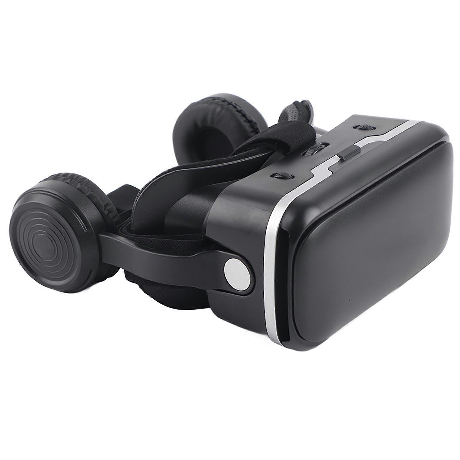 VR SHINECON Virtual Reality 3D VR Glasses with Earphones for 3.5 to 6 Inch Android IOS Smartphones