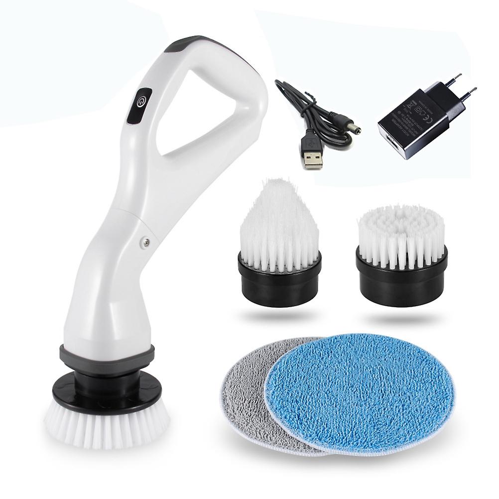 360-Degree Rotating Cordless Spin Scrubber for Multi-Surface Cleaning