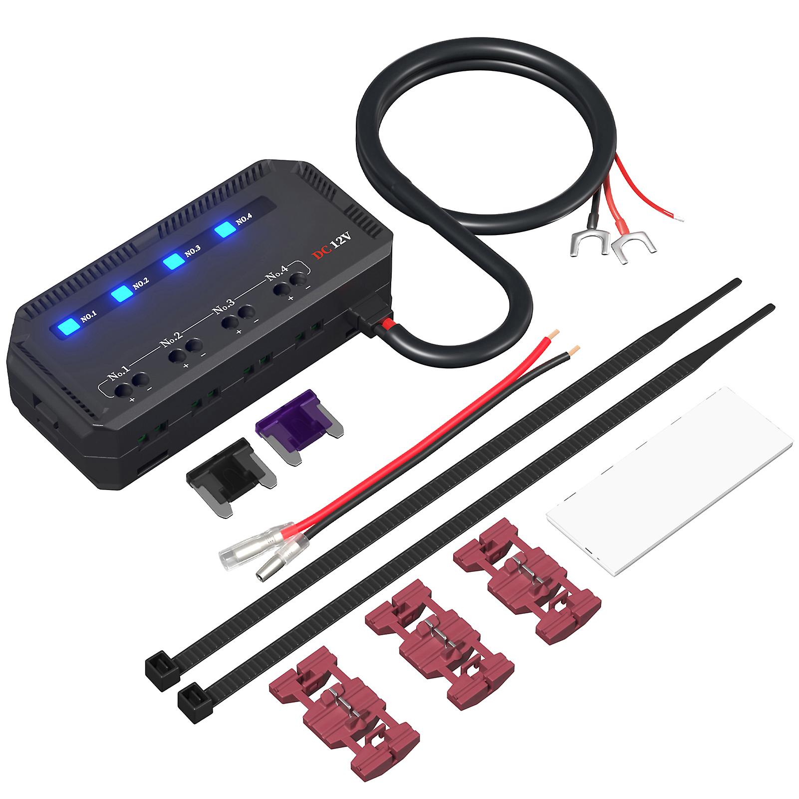 Fuse Block 4 Circuits With Led Indicator
