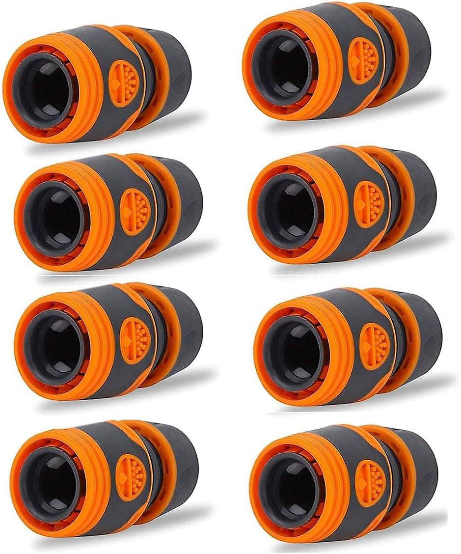 8 Pieces Hose Connector, Quick Hose Connectors Set for 1/2" Garden Hose Quick Hose Connector End Quick Connector Connectors