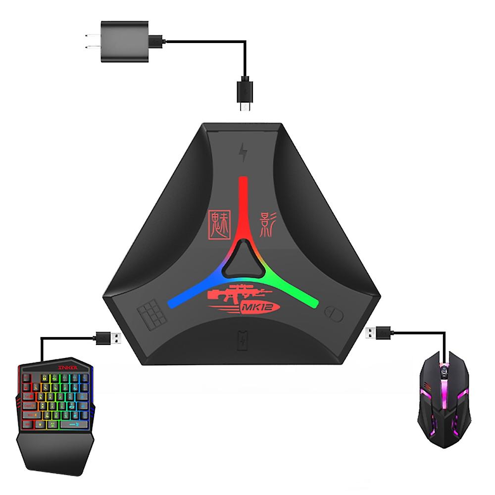Keyboard Mouse Converter Al Intelligent Recognition Portable Mobile Game Keyboard and Mouse Adapter