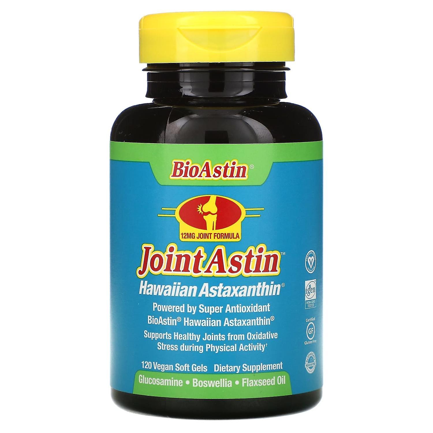 Nutrex Hawaii, JointAstin, BioAstin, Hawaiian Astaxanthin, 120 Vegan Soft Gels
