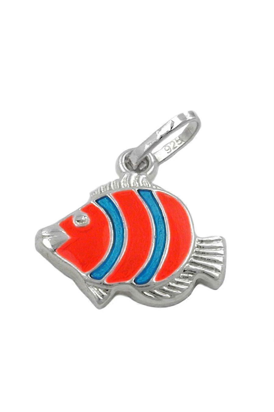 Pendant Clown Fish Orange Silver 925 - Gl92213