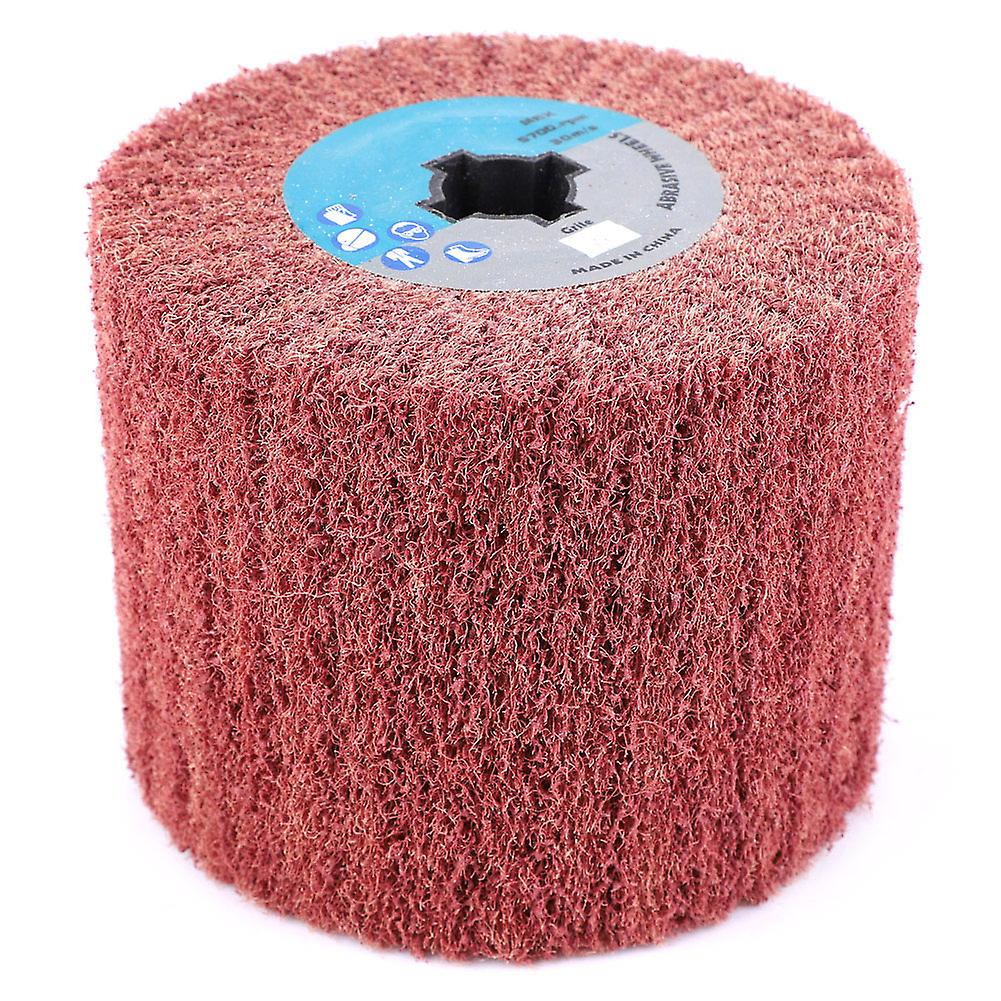 Wire Drawing Polishing Burnishing Wheel 80# for Scouring Pad