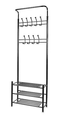 Coat hanger - rack with shoe rack 15744