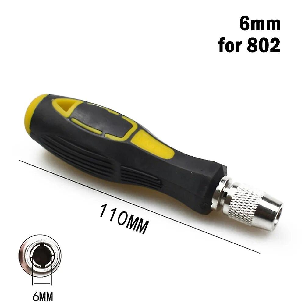 801 802 Screwdriver Bit Handle for 5mm 6mm Round Screwdriver Bits Handle Ratchet Screwdriver Bit Handle Handle Tools~12868