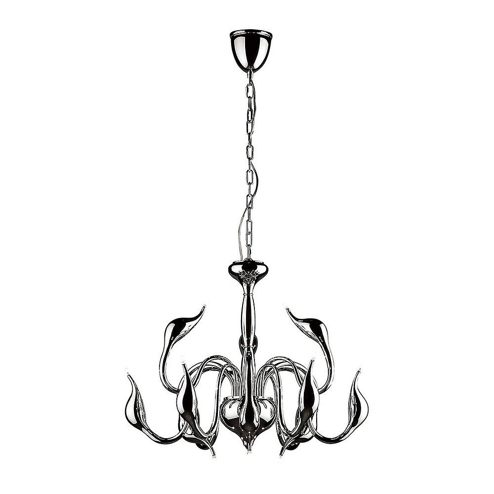 Modern Chandeliers Chrome 12 Light  G4