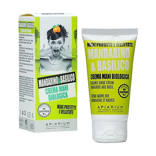 Organic Hand Cream Mandarin and Basil 50 ml of cream