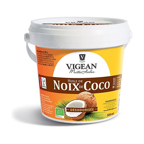 Deodorized organic coconut oil 500 ml