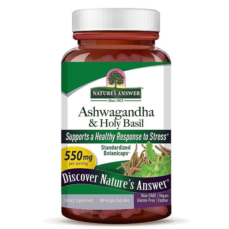 Nature's Answer Ashwagandha & Holy Basil Vegicaps 60 (1569)