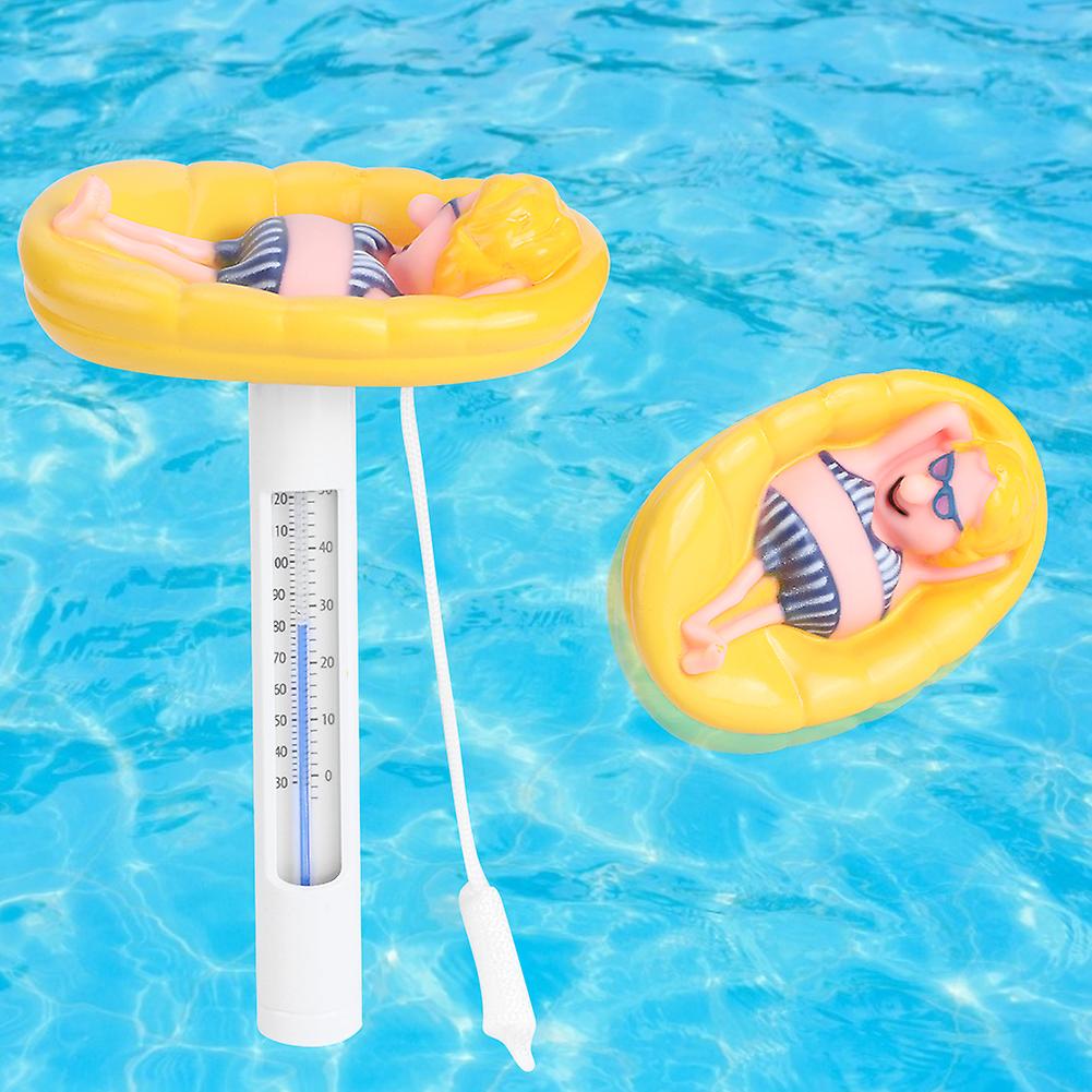 Lovely Cartoon Shape Floating Swimming Pool Thermometer Temperature Meter with ℉/℃ Display