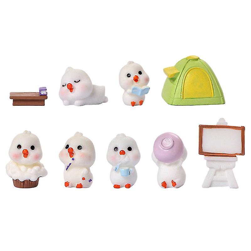 1set Mini Duck Shape Ornament