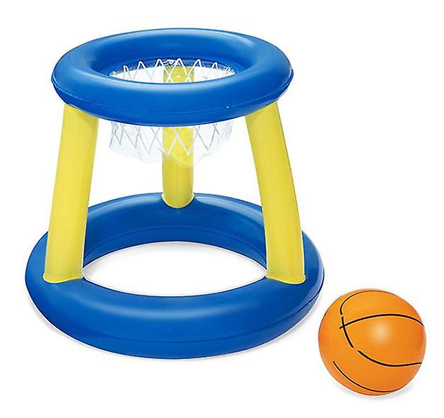 Floating basketball game including basketball box and ball