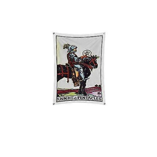 Tarot Card Knight of Pentacles Wall  Tapestries