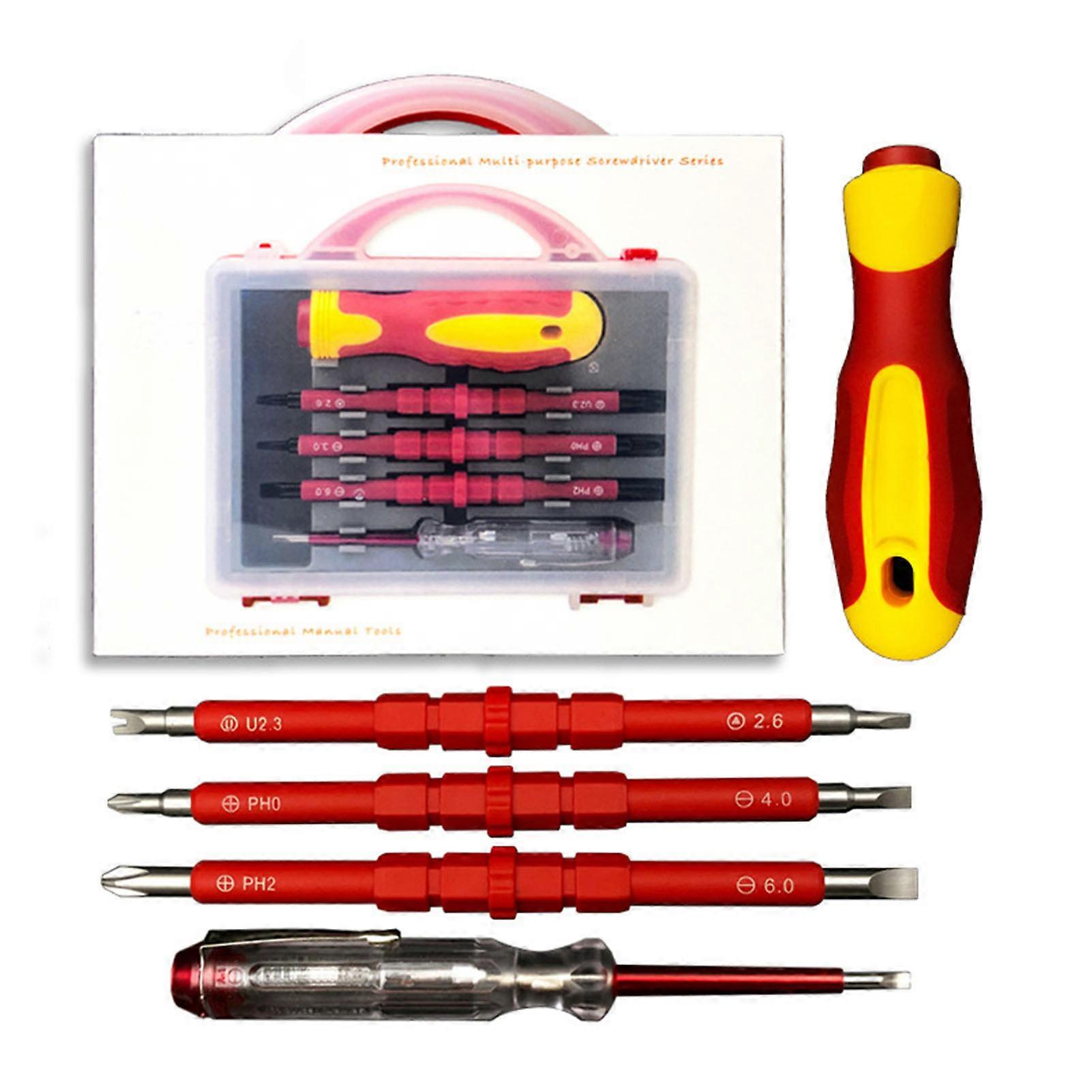 5 in 1 Electronics Screwdriver Set Insulated Multifunctional Screwdriver Kit for Maintenance