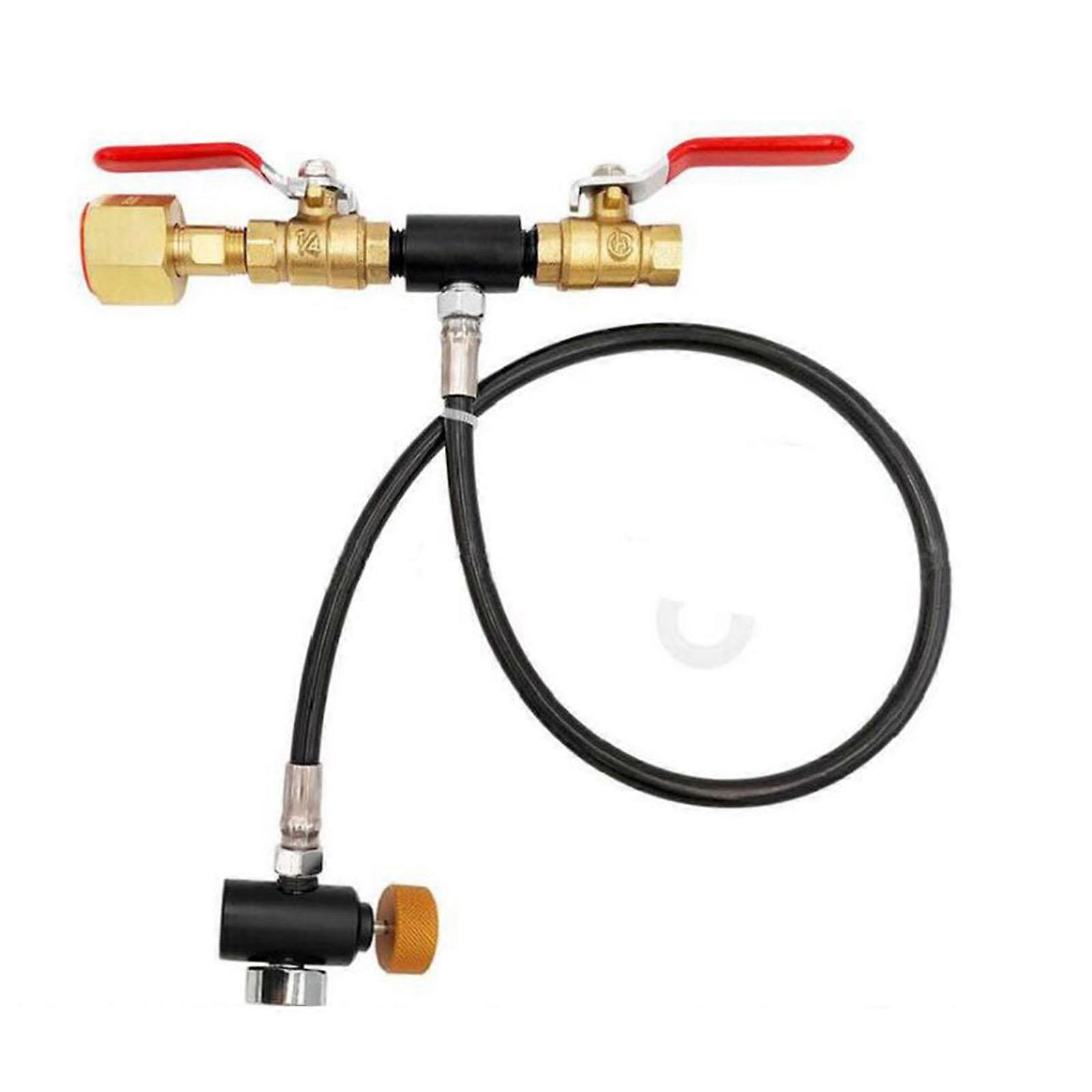 Cga320 CO2 Cylinder Refill Adapter Soda Machine for Tank Bottle Filling Soda 24 inches