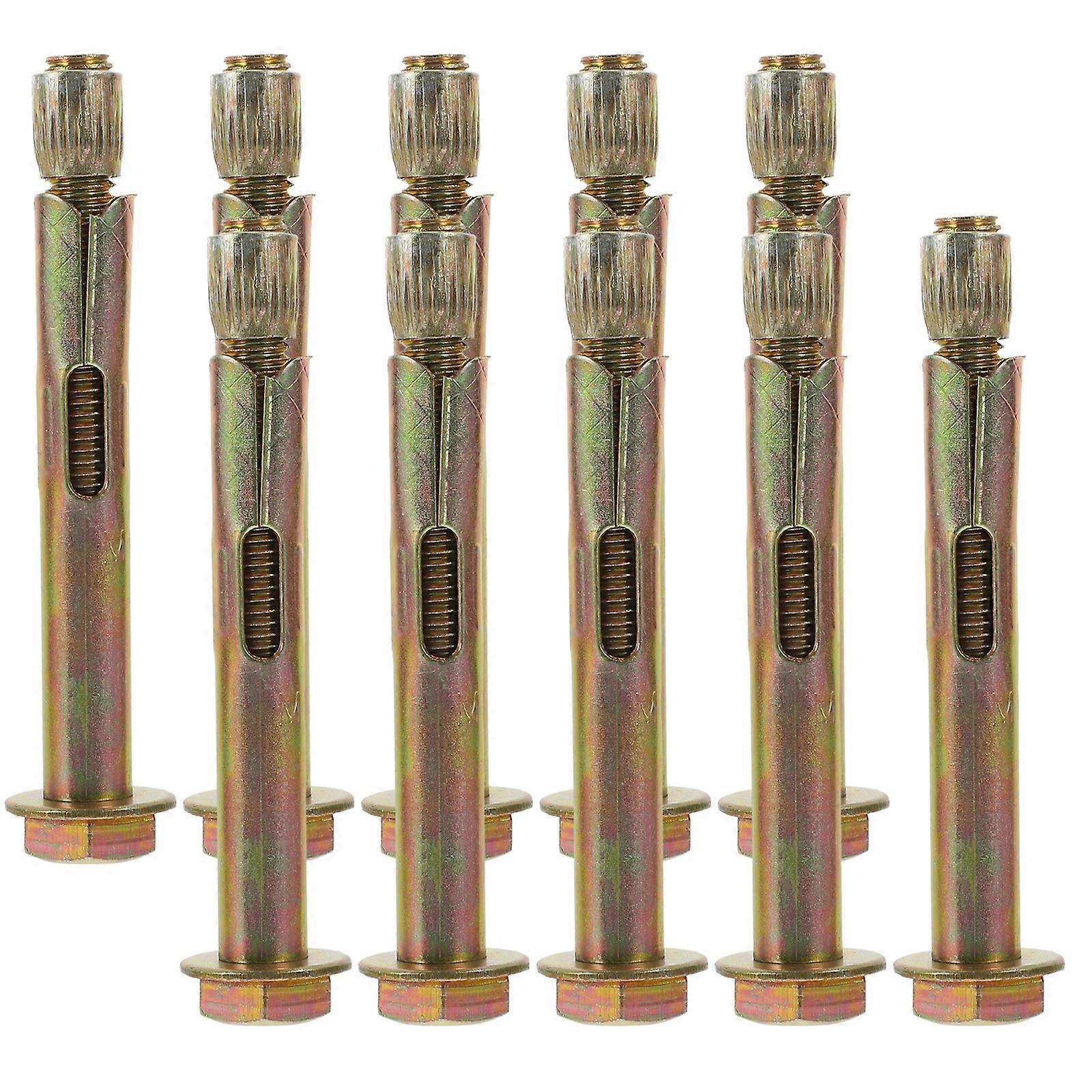 10 قطع الخرسانة مرساة M8x80 مخرش التوسع مرساة الكربون الصلب إسقاط في مرساة