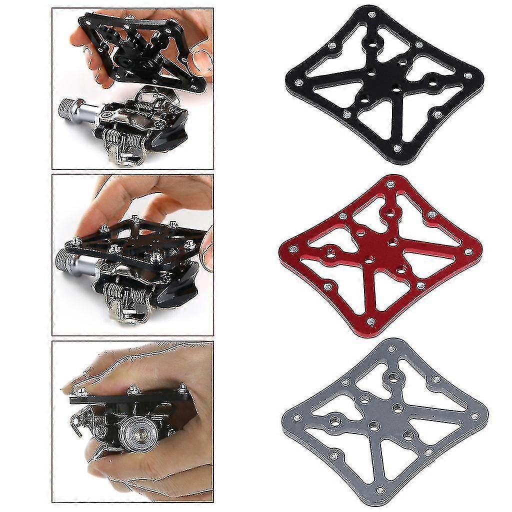 Cycling Metal Clipless Bicycle Pedal Adapter Platform For Spd