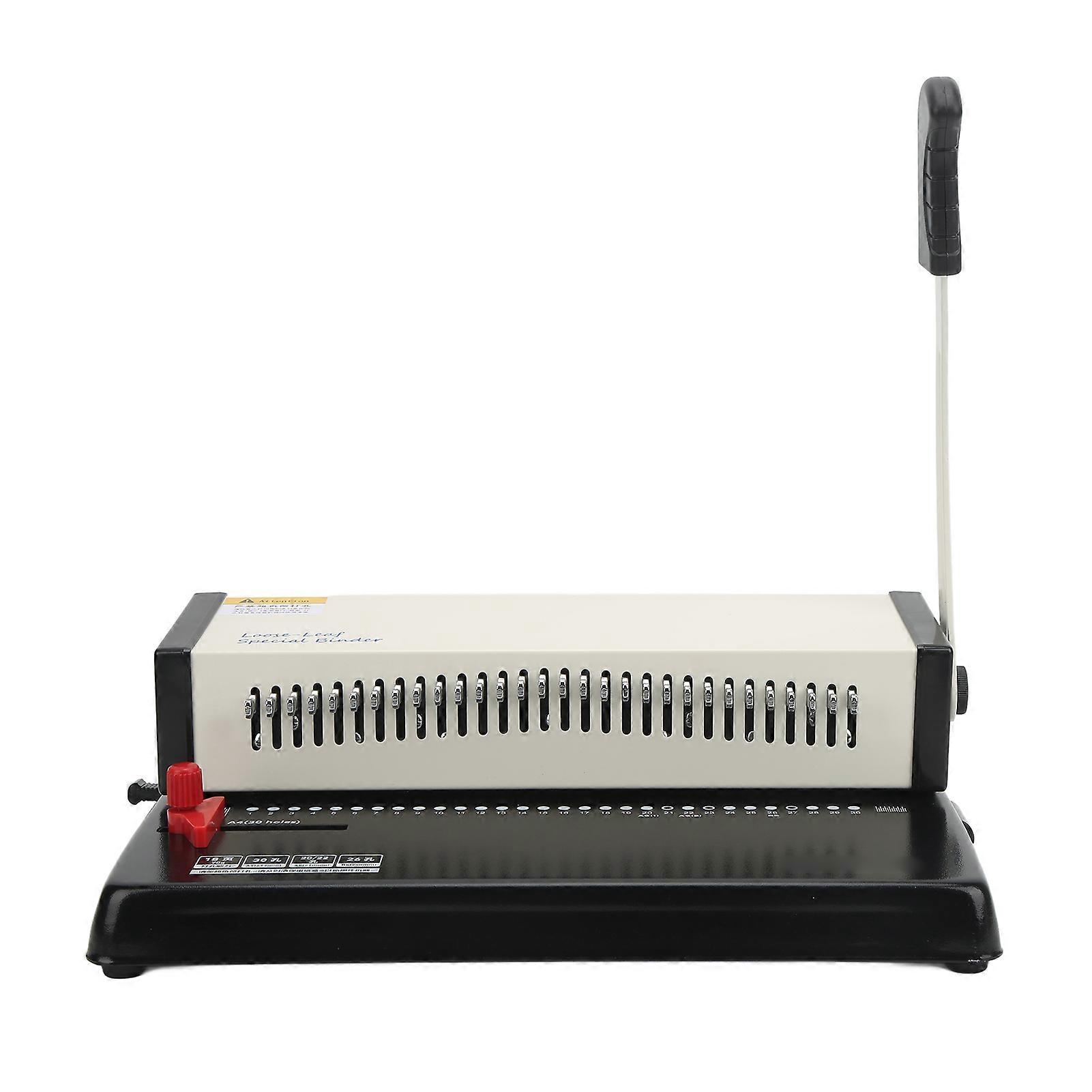 Multifunctional Loose Leaf Hole Punch Desktop Paper Punching Binding Tool 9.5mm Pitch NO.6686