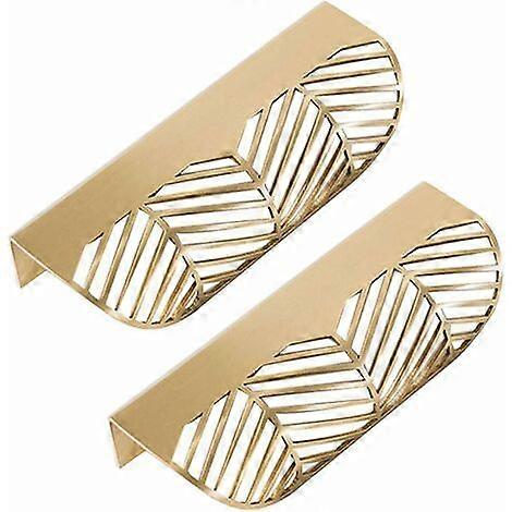 Leaf Drawer Pulls Brass Furniture Door Knobs Pull Cabinet Cabinet Door Knobs (2pcs)