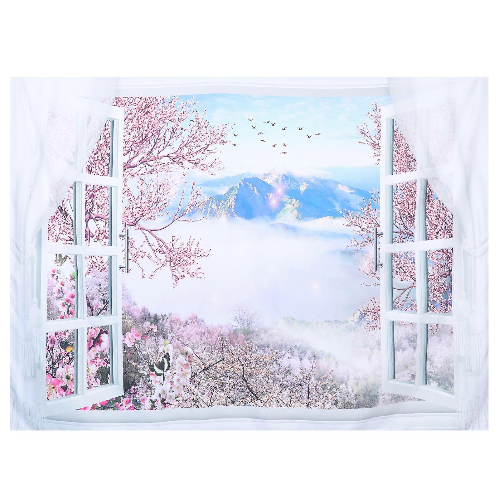 Creative Tapestry Natural Scenery Illustration Background Wall Hanging Cloth