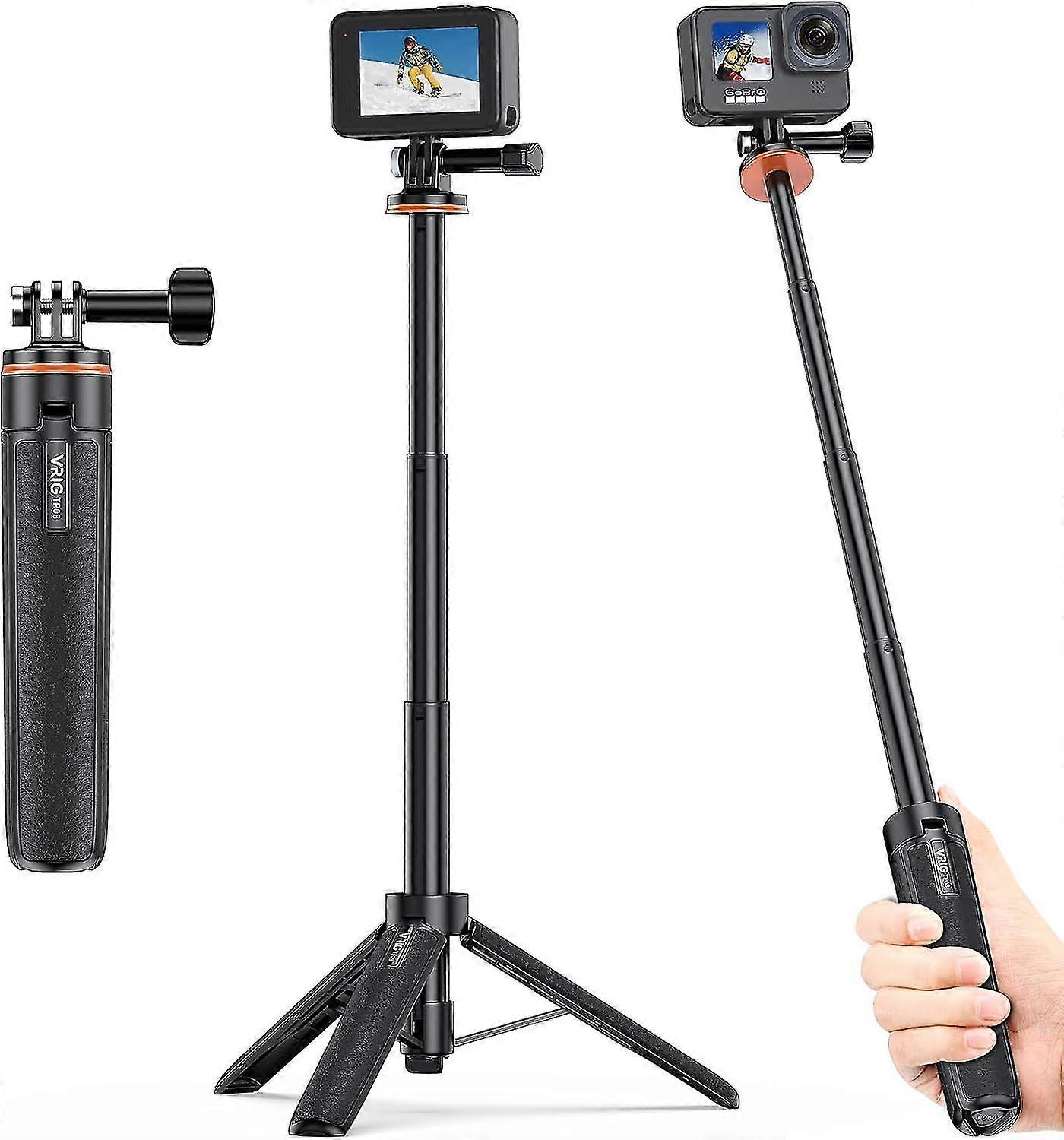 VRig TP-08 201 perche à selfie extensible et mini trépied perche d’extension de vlog portable pour t