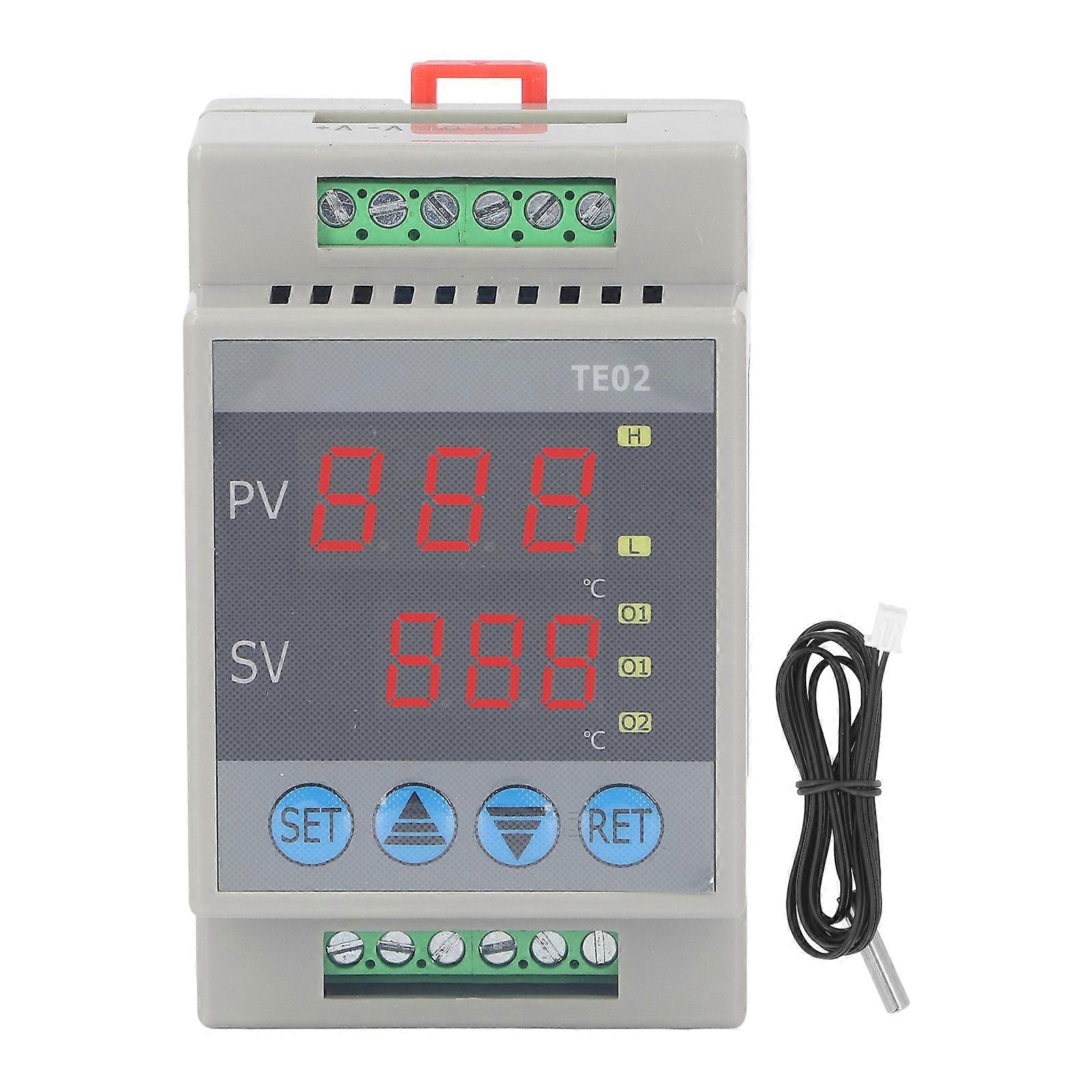 Temperature Controller Digital Temp Control Switch ?50~120 24V DC for Heating Cooling