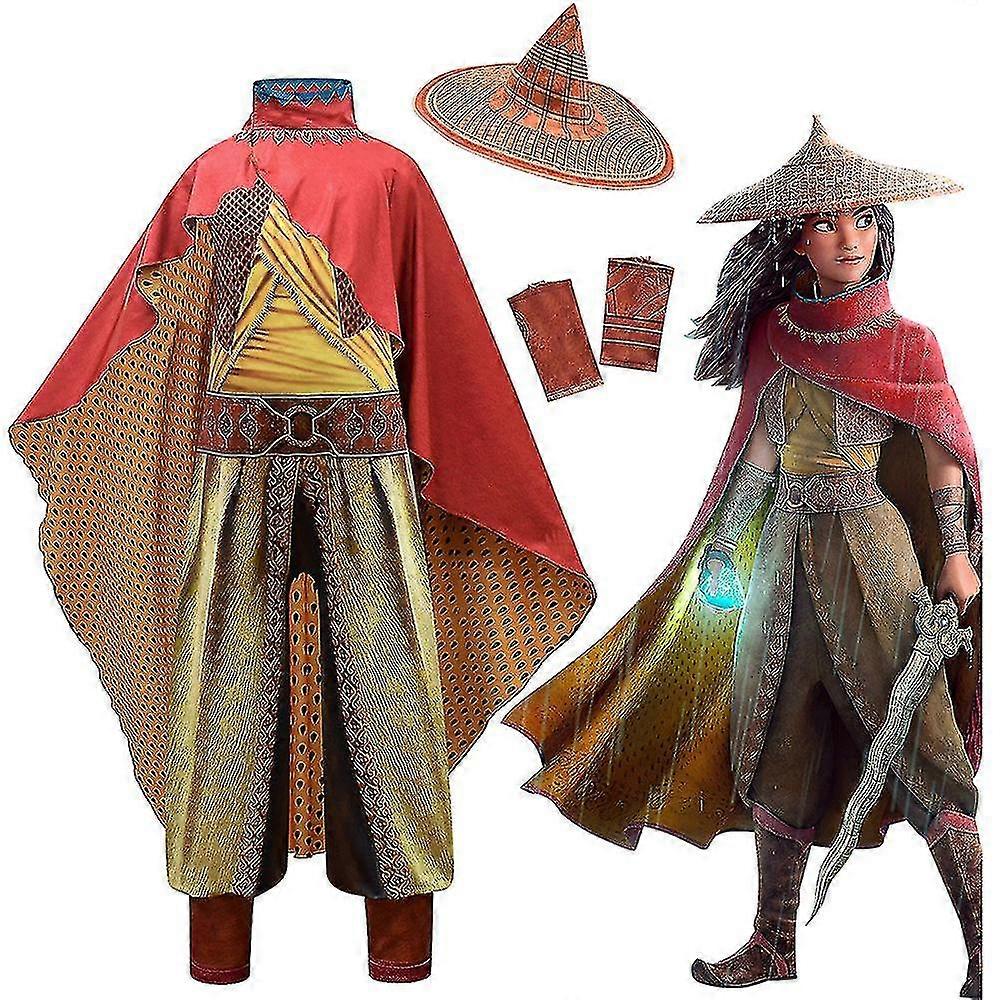3-11 χρόνια Raya και ο τελευταίος δράκος Raya Cosplay ρούχα