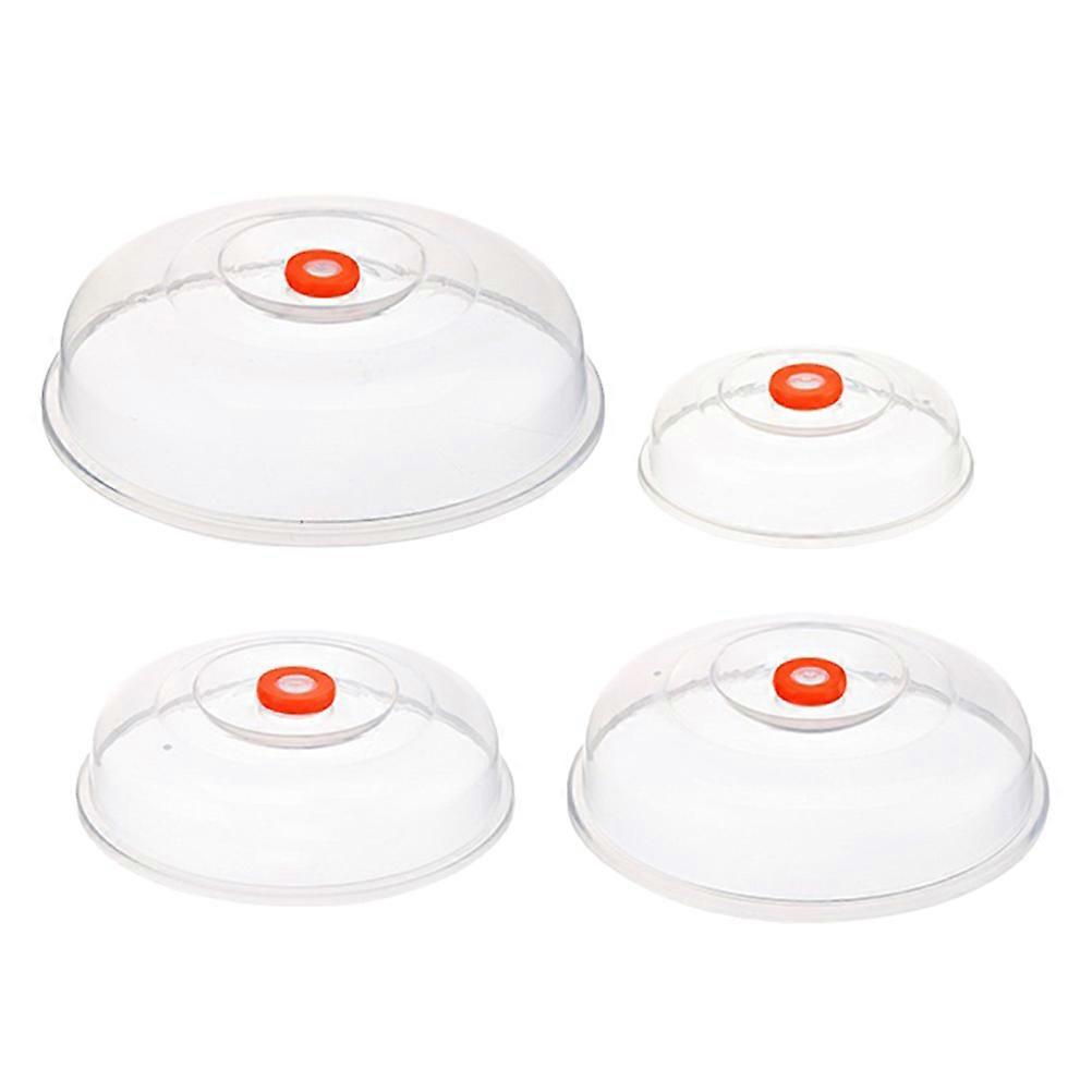 4pcs Aliments Couvre Micro-ondes Éclaboussures Couvre Four Couvre Micro-ondes Couvercles pour Aliments